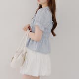 【韓国風コーデ】10色展開、シャーリング衿付ブラウス | RMAF　NICE CLAUP / OLIVE des OLIVE | 詳細画像70 