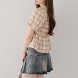 【韓国風コーデ】10色展開、シャーリング衿付ブラウス | RMAF　NICE CLAUP / OLIVE des OLIVE | 詳細画像63 