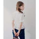 【韓国風コーデ】10色展開、シャーリング衿付ブラウス | RMAF NICE CLAUP / OLIVE des OLIVE | 詳細画像14