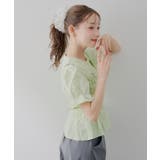 【韓国風コーデ】10色展開、シャーリング衿付ブラウス | RMAF NICE CLAUP / OLIVE des OLIVE | 詳細画像4