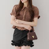 【韓国風コーデ】10色展開、シャーリング衿付ブラウス | RMAF　NICE CLAUP / OLIVE des OLIVE | 詳細画像48 