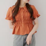 【韓国風コーデ】10色展開、シャーリング衿付ブラウス | RMAF　NICE CLAUP / OLIVE des OLIVE | 詳細画像55 