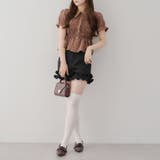 【韓国風コーデ】10色展開、シャーリング衿付ブラウス | RMAF　NICE CLAUP / OLIVE des OLIVE | 詳細画像51 