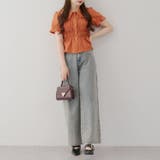 【韓国風コーデ】10色展開、シャーリング衿付ブラウス | RMAF　NICE CLAUP / OLIVE des OLIVE | 詳細画像57 