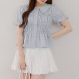 【韓国風コーデ】10色展開、シャーリング衿付ブラウス | RMAF　NICE CLAUP / OLIVE des OLIVE | 詳細画像69 