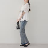 リボン付きシャーリングチュニック | RMAF NICE CLAUP / OLIVE des OLIVE | 詳細画像12