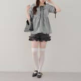 リボン付きシャーリングチュニック | RMAF NICE CLAUP / OLIVE des OLIVE | 詳細画像5