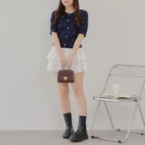 【ガーリーコーデにおすすめ】チェリー刺しゅうカーデイガン | NICE CLAUP / OLIVE des OLIVE OUTLET | 詳細画像7