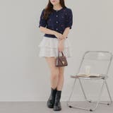 【ガーリーコーデにおすすめ】チェリー刺しゅうカーデイガン | NICE CLAUP / OLIVE des OLIVE OUTLET | 詳細画像8