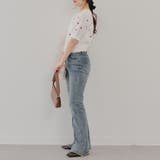 【ガーリーコーデにおすすめ】チェリー刺しゅうカーデイガン | NICE CLAUP / OLIVE des OLIVE OUTLET | 詳細画像17