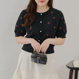 【ガーリーコーデにおすすめ】チェリー刺しゅうカーデイガン | NICE CLAUP / OLIVE des OLIVE OUTLET | 詳細画像19