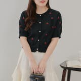 【ガーリーコーデにおすすめ】チェリー刺しゅうカーデイガン | NICE CLAUP / OLIVE des OLIVE OUTLET | 詳細画像20