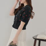 【ガーリーコーデにおすすめ】チェリー刺しゅうカーデイガン | NICE CLAUP / OLIVE des OLIVE OUTLET | 詳細画像22