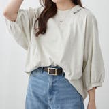 【NAO】ゆったり着れる、ロゴ袖ボリュームT | RMAF NICE CLAUP / OLIVE des OLIVE | 詳細画像10