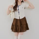 リボンドッキングカーデイガン | RMAF NICE CLAUP / OLIVE des OLIVE | 詳細画像6