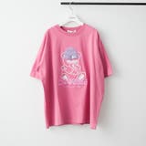 ピンク | ニット帽目かくしクマT | RMAF NICE CLAUP / OLIVE des OLIVE