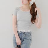 【＠re.__mi23セレクト】裾レースTシャツ | RMAF　NICE CLAUP / OLIVE des OLIVE | 詳細画像22 