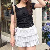 ブラック系 | 【＠re.__mi23セレクト】裾レースTシャツ | RMAF　NICE CLAUP / OLIVE des OLIVE