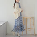 アソートメッシュプリントジャンスカ | RMAF　NICE CLAUP / OLIVE des OLIVE | 詳細画像8 