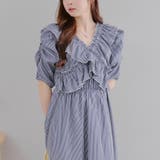 【オフショルにもなる】クロス衿ワンピース | RMAF　NICE CLAUP / OLIVE des OLIVE | 詳細画像10 