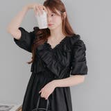 【オフショルにもなる】クロス衿ワンピース | RMAF　NICE CLAUP / OLIVE des OLIVE | 詳細画像21 
