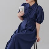 ネイビー | 【丈の長さを選べる】リボンワンピース | RMAF NICE CLAUP / OLIVE des OLIVE