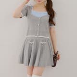 トップグレー | 【セットアップ】ドッキングニット+ミニスカート | RMAF NICE CLAUP / OLIVE des OLIVE