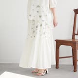 【NAO】ボタニカル刺繍スカート | RMAF NICE CLAUP / OLIVE des OLIVE | 詳細画像3