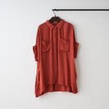 レンガ | 【NAO】クレープギャザーブラウス | RMAF NICE CLAUP / OLIVE des OLIVE