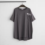 ブラック系 | 【NAO】アニマルプリント後ボタン半袖プルオーバー | RMAF NICE CLAUP / OLIVE des OLIVE