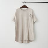 グレージュ | 【NAO】アニマルプリント後ボタン半袖プルオーバー | RMAF NICE CLAUP / OLIVE des OLIVE