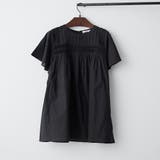 ブラック | 【NAO】ピンタック袖フレアーブラウス | RMAF NICE CLAUP / OLIVE des OLIVE