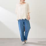 【NAO】裾レ-スTブラウス | RMAF NICE CLAUP / OLIVE des OLIVE | 詳細画像9