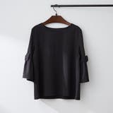ブラック | 【NAO】袖リボンTブラウス | RMAF NICE CLAUP / OLIVE des OLIVE