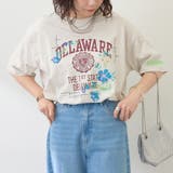【NAO】刺繍カレッジTシャツ | RMAF　NICE CLAUP / OLIVE des OLIVE | 詳細画像4 