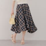 イレヘムチェックスカート | RMAF NICE CLAUP / OLIVE des OLIVE | 詳細画像1