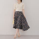 イレヘムチェックスカート | RMAF NICE CLAUP / OLIVE des OLIVE | 詳細画像6