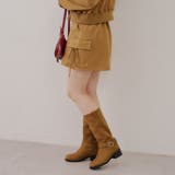 キャメル | リボンカーゴミニスカート | RMAF NICE CLAUP / OLIVE des OLIVE