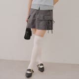 チャコール | リボンカーゴミニスカート | RMAF NICE CLAUP / OLIVE des OLIVE