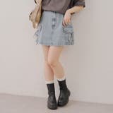 ケミカル | リボンカーゴミニスカート | RMAF NICE CLAUP / OLIVE des OLIVE