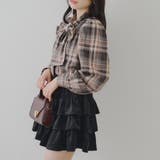 ベロアティアードスカート | RMAF　NICE CLAUP / OLIVE des OLIVE | 詳細画像7 