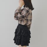 ベロアティアードスカート | RMAF　NICE CLAUP / OLIVE des OLIVE | 詳細画像8 