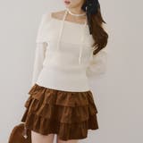 ベロアティアードスカート | RMAF　NICE CLAUP / OLIVE des OLIVE | 詳細画像16 