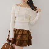 ベロアティアードスカート | RMAF　NICE CLAUP / OLIVE des OLIVE | 詳細画像19 