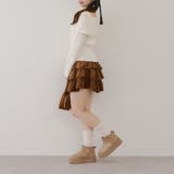 ベロアティアードスカート | RMAF　NICE CLAUP / OLIVE des OLIVE | 詳細画像21 