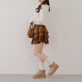 ベロアティアードスカート | RMAF　NICE CLAUP / OLIVE des OLIVE | 詳細画像26 