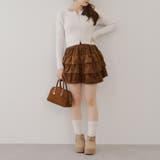 ベロアティアードスカート | RMAF　NICE CLAUP / OLIVE des OLIVE | 詳細画像27 