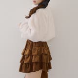 ベロアティアードスカート | RMAF　NICE CLAUP / OLIVE des OLIVE | 詳細画像29 