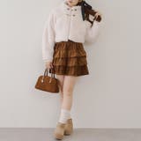 ベロアティアードスカート | RMAF　NICE CLAUP / OLIVE des OLIVE | 詳細画像36 