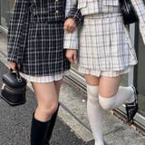 【セットアップ対応】ツイードスカート | RMAF　NICE CLAUP / OLIVE des OLIVE | 詳細画像1 